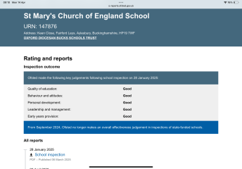 Areas with Outstanding primary and secondary schools