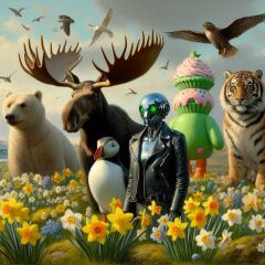 The Bluestocking - where women are women, and small furry animals are gerbils, quokkas,  capybaras, or a red panda called Rosy