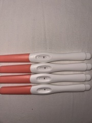 Possibly pregnant but use a condom every time??