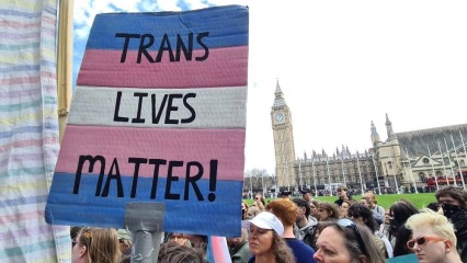 Trans protest- sharing for balance