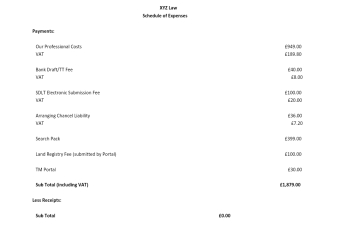 Solicitors fees for buying and selling a house