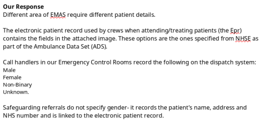 NHS Policy Audit - working party