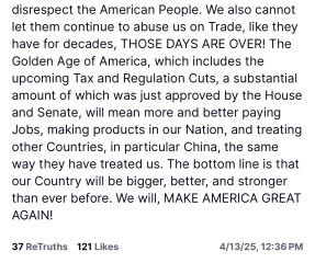 Are We Feeling Liberated Yet? - Trump thread #141