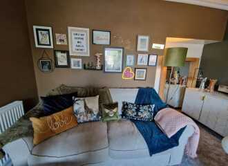 Has anyone got a dark painted living room?