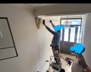 (photos) Panicking - worker here to install picture rail and not sure it's the right choice