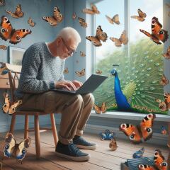 The Bluestocking - where women are women, and small furry animals are gerbils, quokkas,  capybaras, or a red panda called Rosy