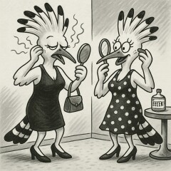 The Bluestocking - where women are women, and small furry animals are gerbils, quokkas,  capybaras, or a red panda called Rosy