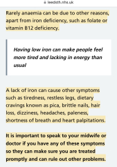 Low iron symptoms