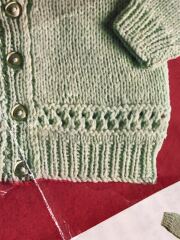 Faking knit row