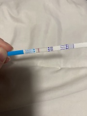 Faint line 9-10dpo