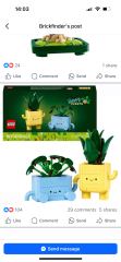 To show me your Lego collection?