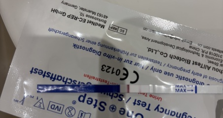 Intermittent positive pregnancy tests