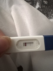 Evap or Faint positive.