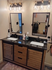 Show me your bathrooms! Decor indecision.