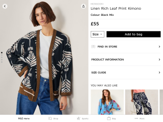 Very lightweight jacket / cardigan …