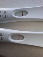 Faint positive or evap