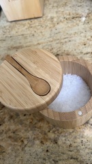 A good cooking salt container - not for the table