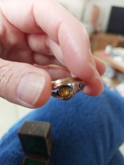 Hallmarks-gold ring