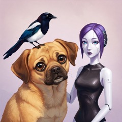 The Bluestocking - where women are women, and small furry animals are gerbils, quokkas,  capybaras, or a red panda called Rosy