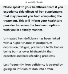 Low iron symptoms
