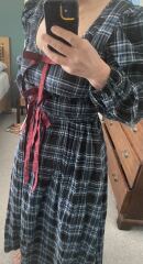 This Damson Madder Check dress..