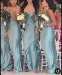 What do you think of this bridesmaids look (totally different dresses)