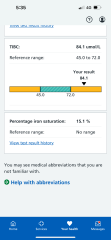 Is this low iron (test results)