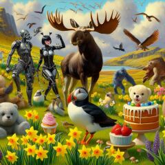 The Bluestocking - where women are women, and small furry animals are gerbils, quokkas,  capybaras, or a red panda called Rosy