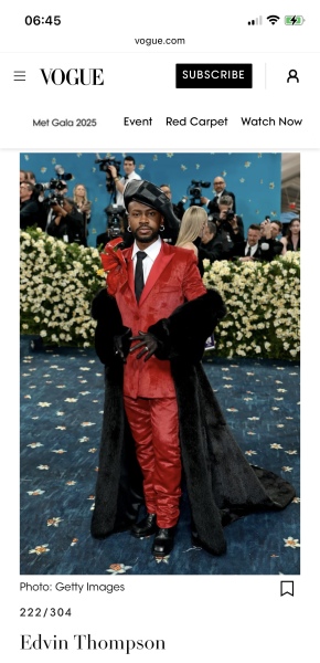 To ask if you'll be watching the MET Gala 2025 tonight?