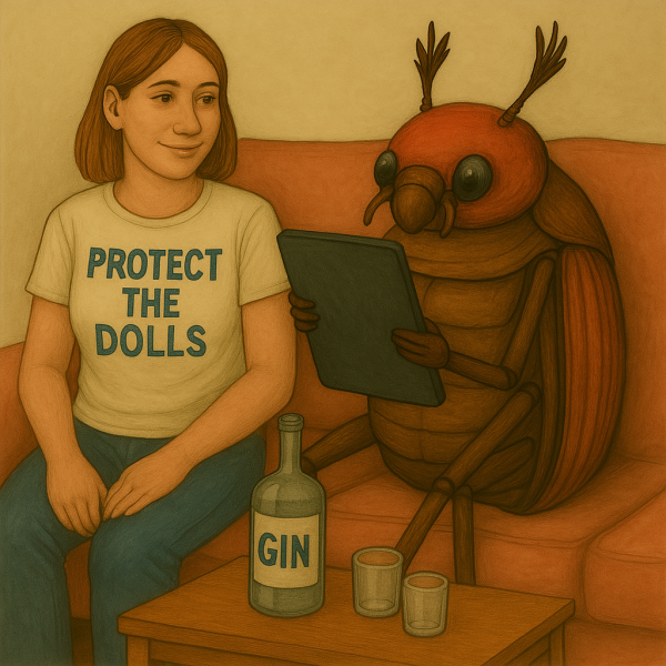 The Bluestocking Women's Pub, where brains can exist in a single state