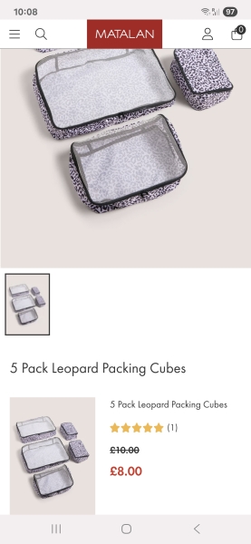 Going away toiletries….