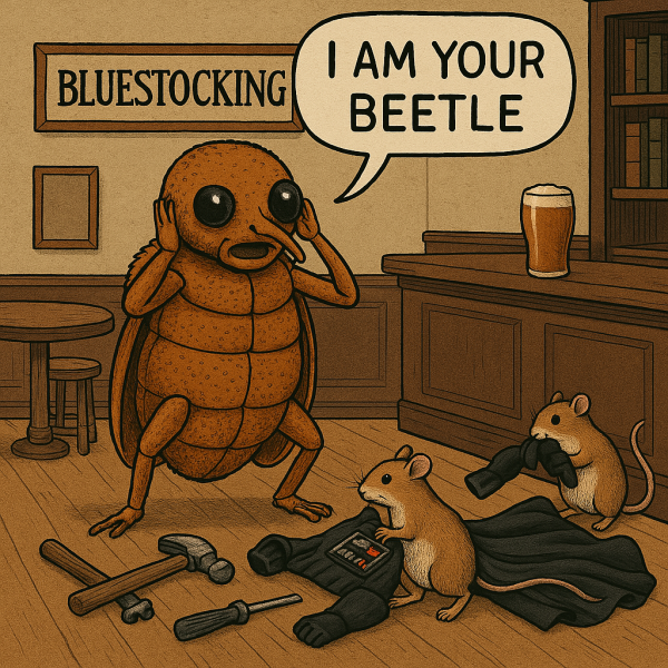 The Bluestocking Women's Pub, where brains can exist in a single state