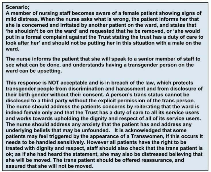 To think that this NHS Trust hates women *[content warning: linked article concerns CSA]
