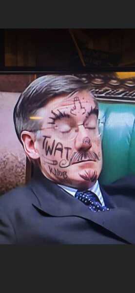 Meet the Rees-Moggs- he really is a strange man