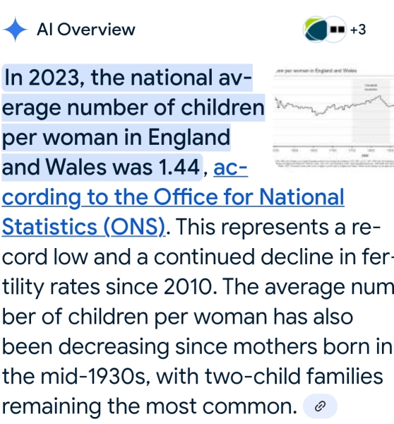 Do most families have two or three children?