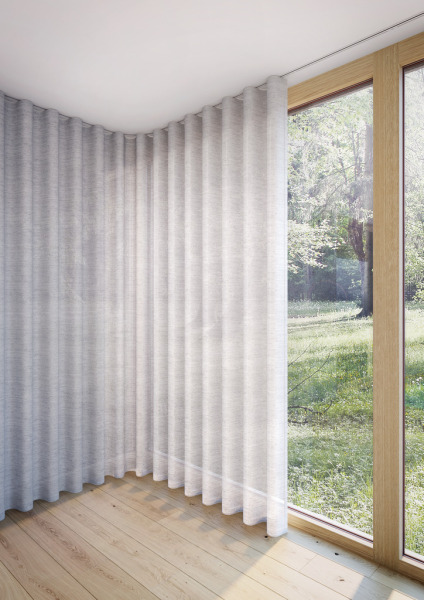What would you put up here, curtains? Blinds?