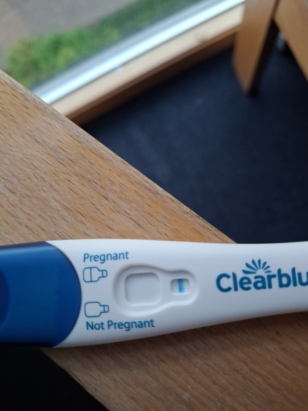 Negative pregancy test and line eyes!