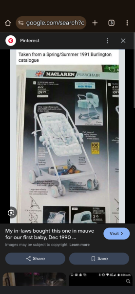 What pushchair did you have years ago