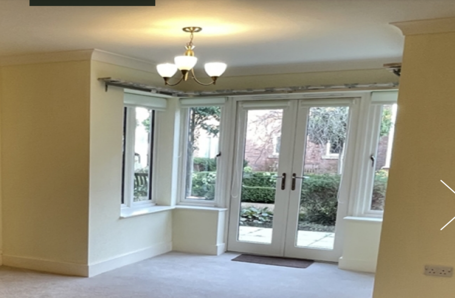 What would you put up here, curtains? Blinds?