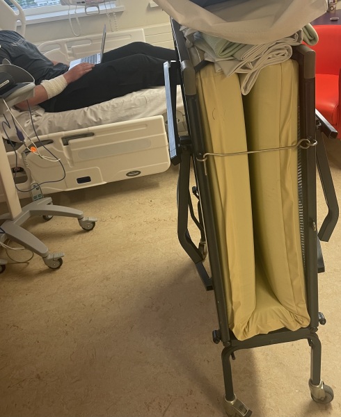 Need a handhold - son in hospital