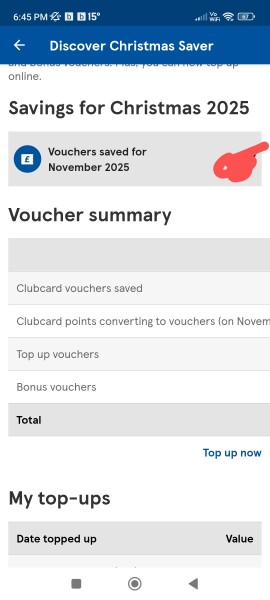 Tesco Christmas online saver