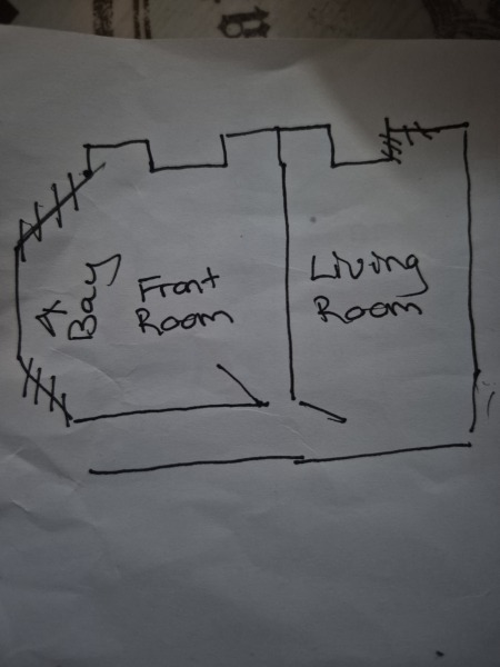 Damp damaging scotia