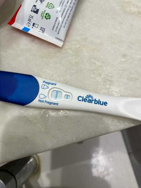 Got a positive pregnancy test this morning