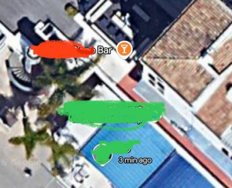 Communication issues whilst abroad and google maps location. WWYD?