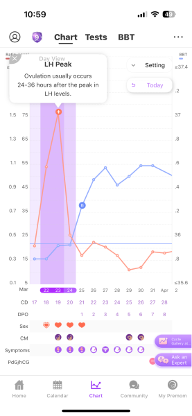 LH still high after ovulation?