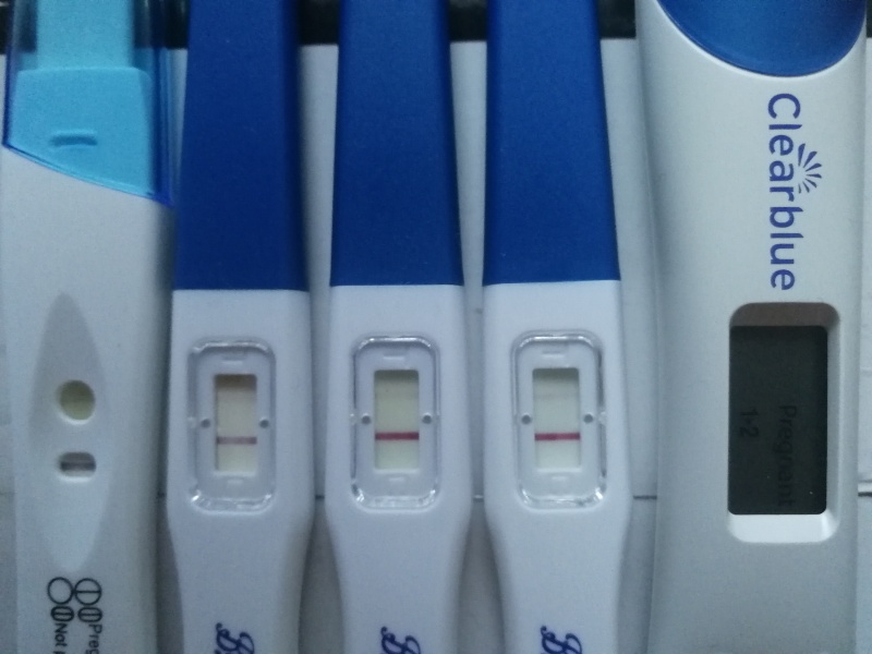 Faint pregnancy test line