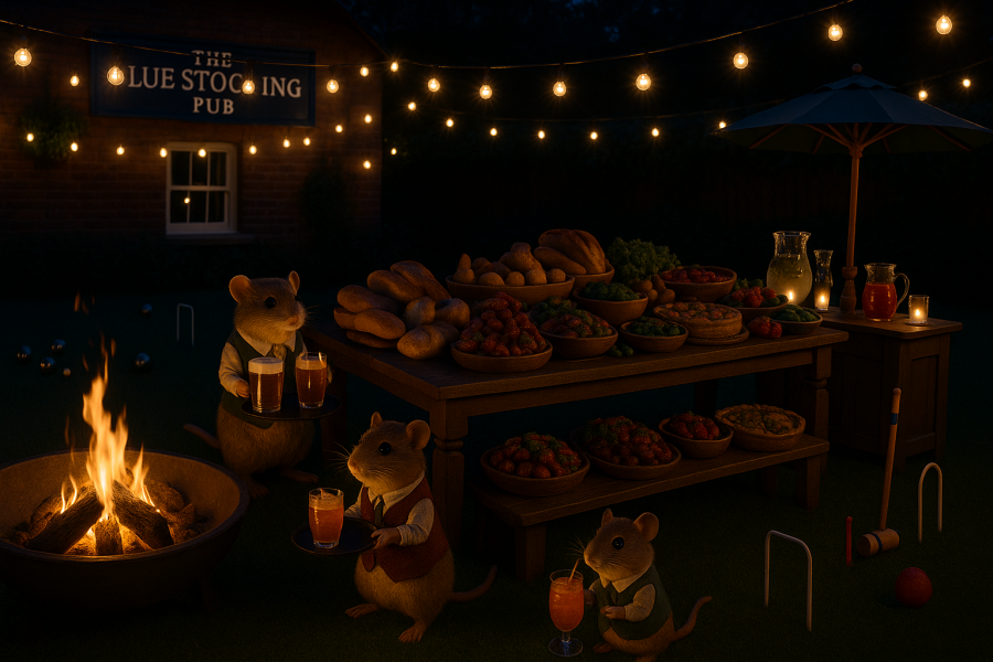 The Bluestocking Women's Pub, where brains can exist in a single state