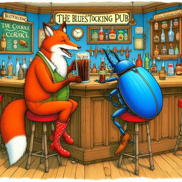 The Bluestocking Women's Pub, where brains can exist in a single state