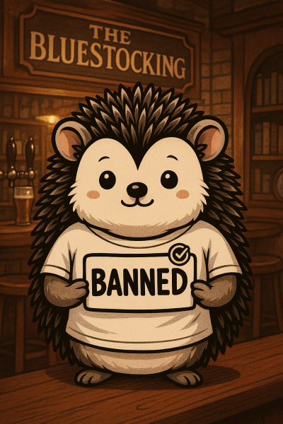 The Bluestocking Women's Pub, where brains can exist in a single state