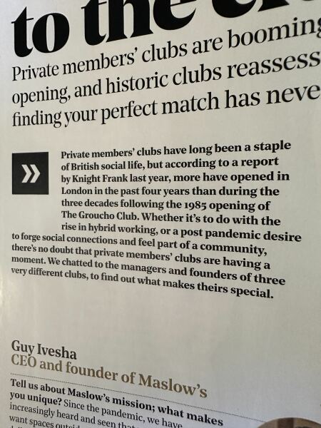 Private members clubs London